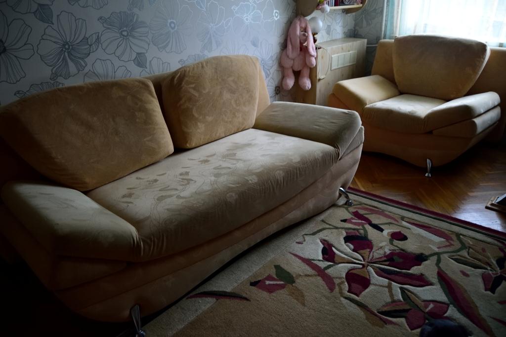Продаю диван и кресло Эйфель в хорошем состоянии