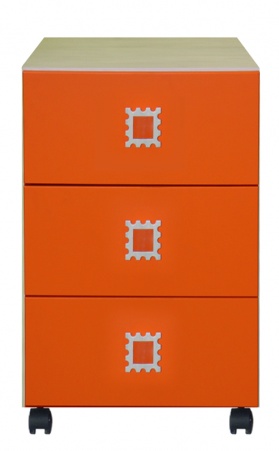 Комод KOM 3S, CHEESE ( ЧИЗ ), BRW ( БРВ ), РБ