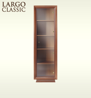 Шкаф-витрина REG1W-20-6, LARGO CLASSIK (Ларго Классик), BRW (БРВ), РБ