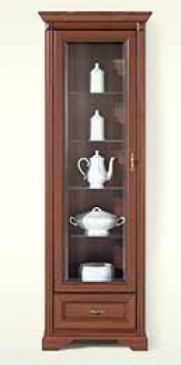 Шкаф-витрина NWIT 1dL, СТИЛИУС (STYLIUS), BRW ( БРВ ), РБ