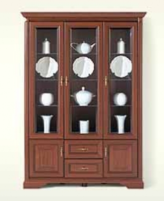 Шкаф-витрина NWIT 3d2s, СТИЛИУС (STYLIUS), BRW ( БРВ ), РБ