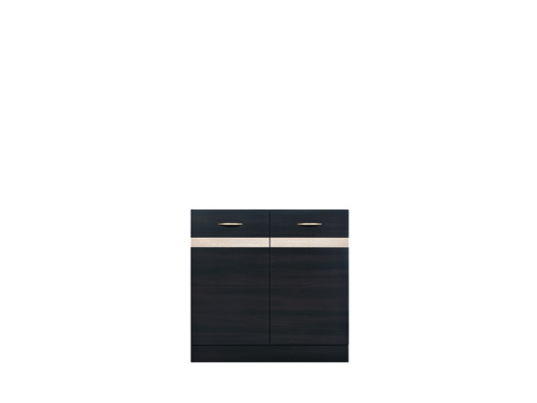 Шкаф нижний DK2D-80/82, ЮНОНА (JUNONA), БРВ (Black Red White), Беларусь
