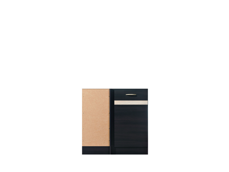 Шкаф нижний DNW-100/82 L, ЮНОНА (JUNONA), БРВ (Black Red White), Беларусь