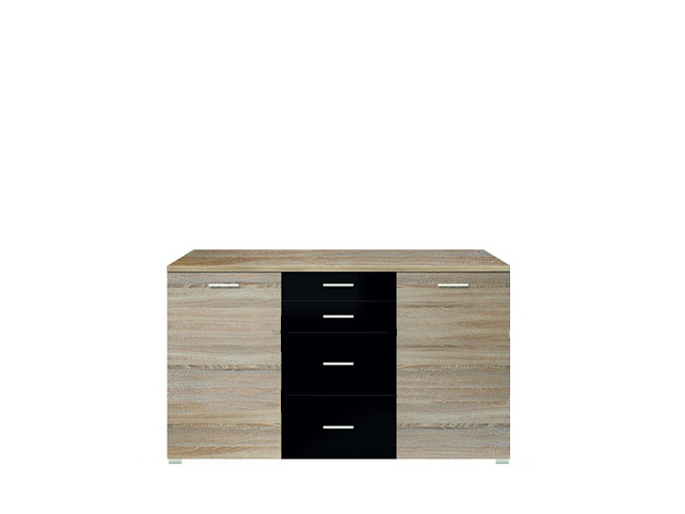 Тумба S164-KOM2D4S/9/18, СОМАТИК (SOMATIC), БРВ (Black Red White), Беларусь
