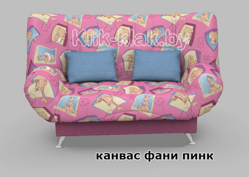 Диван-кровать клик-кляк Канвас Фани Пинк, Стрекоза, Беларусь